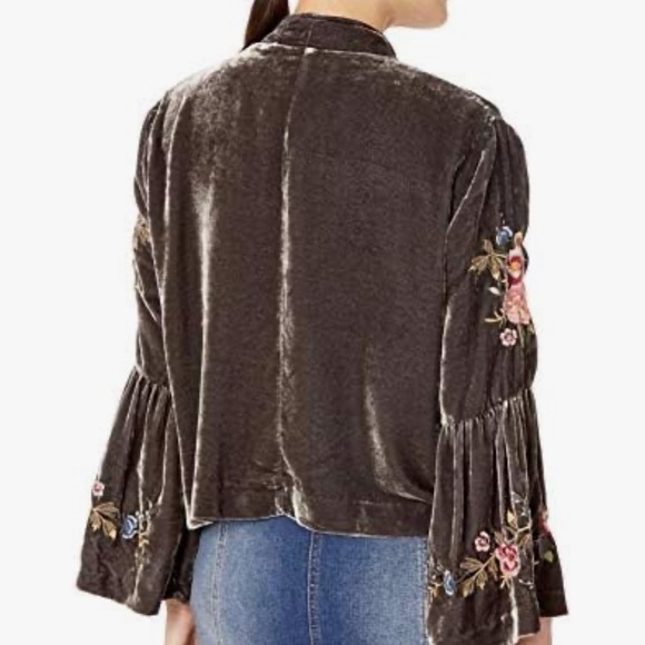 Johnny Was Britton heavily embroidered velvet jacket NWT RARE (oversized) - Picture 2 of 16